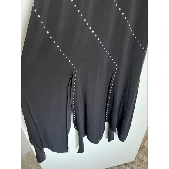 Cache Embellished Stretch Black Rhinestones Crystals Dress 8 ❤️‍🔥❤️‍🔥 - Picture 7 of 7